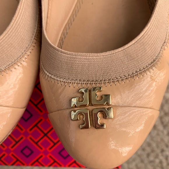 Tory Burch Jolie Ballet Soft Flats Light Oak - Picture 3 of 11